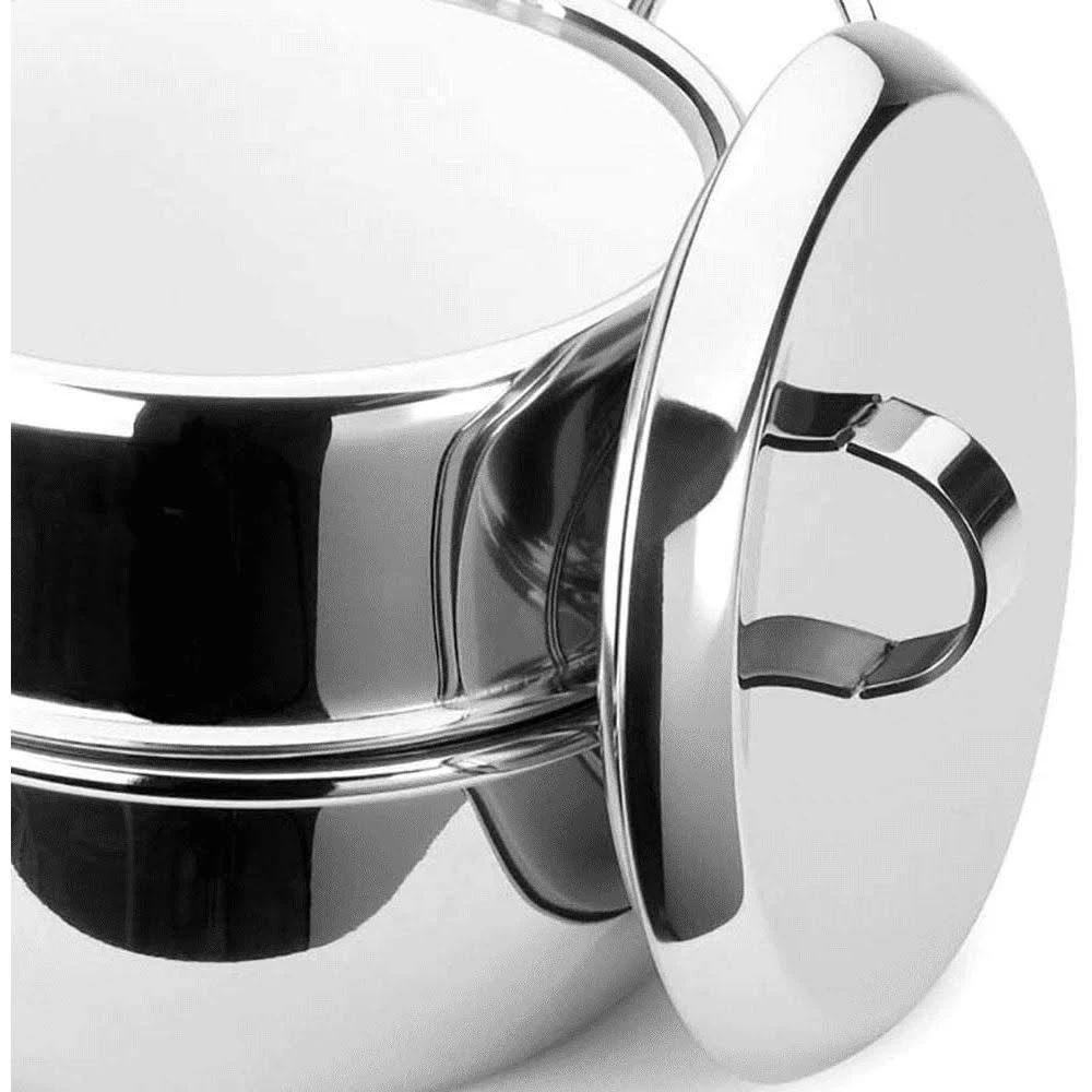 Balde De Gelo Térmico Inox Com Pinça Tampa 1l Drinks Bar - 2