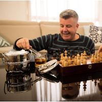 Balde De Gelo Térmico Inox Com Pinça Tampa 1l Drinks Bar - 8