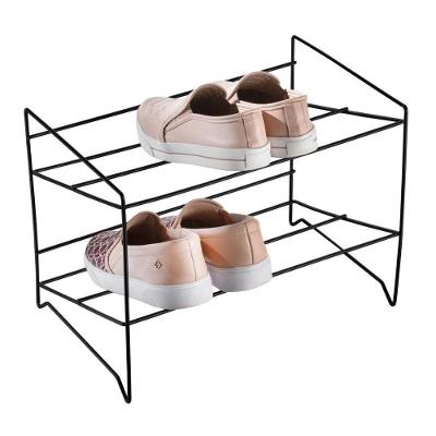 Sapateira Porta Sapatos Calçados 4 Pares Preto Organizador