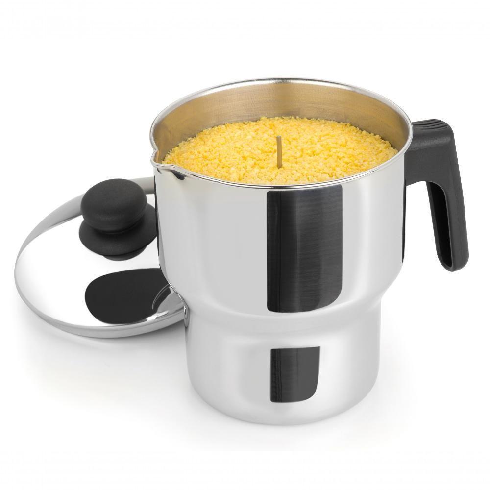 Panela Cuscuzeira Aparelho De Cuscuz Para Fogão Indução 1,3 Litros Multiuso Funciona Como Fervedor - 1