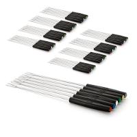 Conjunto Com 48 Garfos Para Fondue 23cm Lote Kit Aço Inox - 1