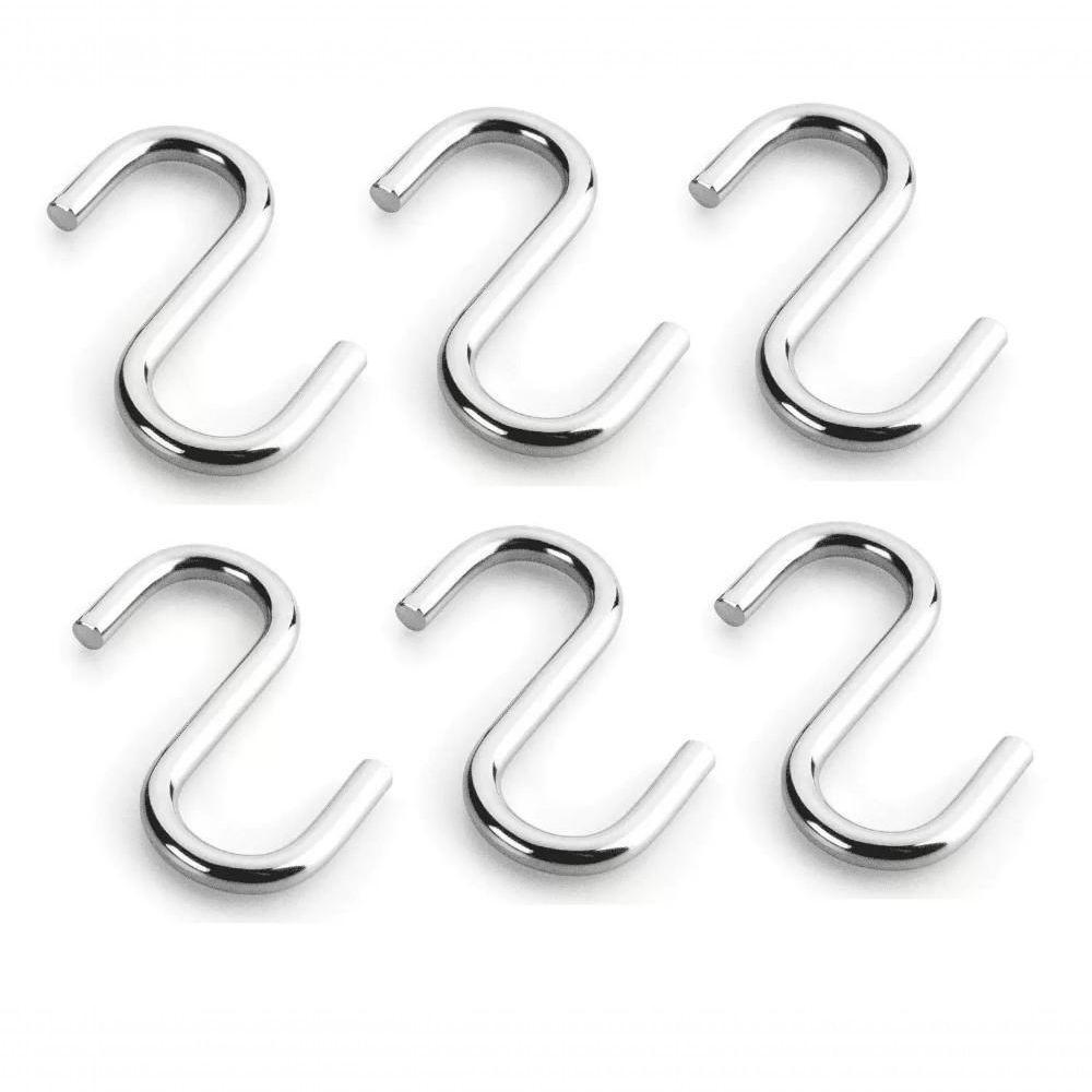 Barra De Parede Cozinha 6 Ganchos 80cm Com Kit Instalação - 3