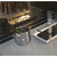 Balde De Gelo Inox Para Garrafas Champanheira 4l Com Alças - 3