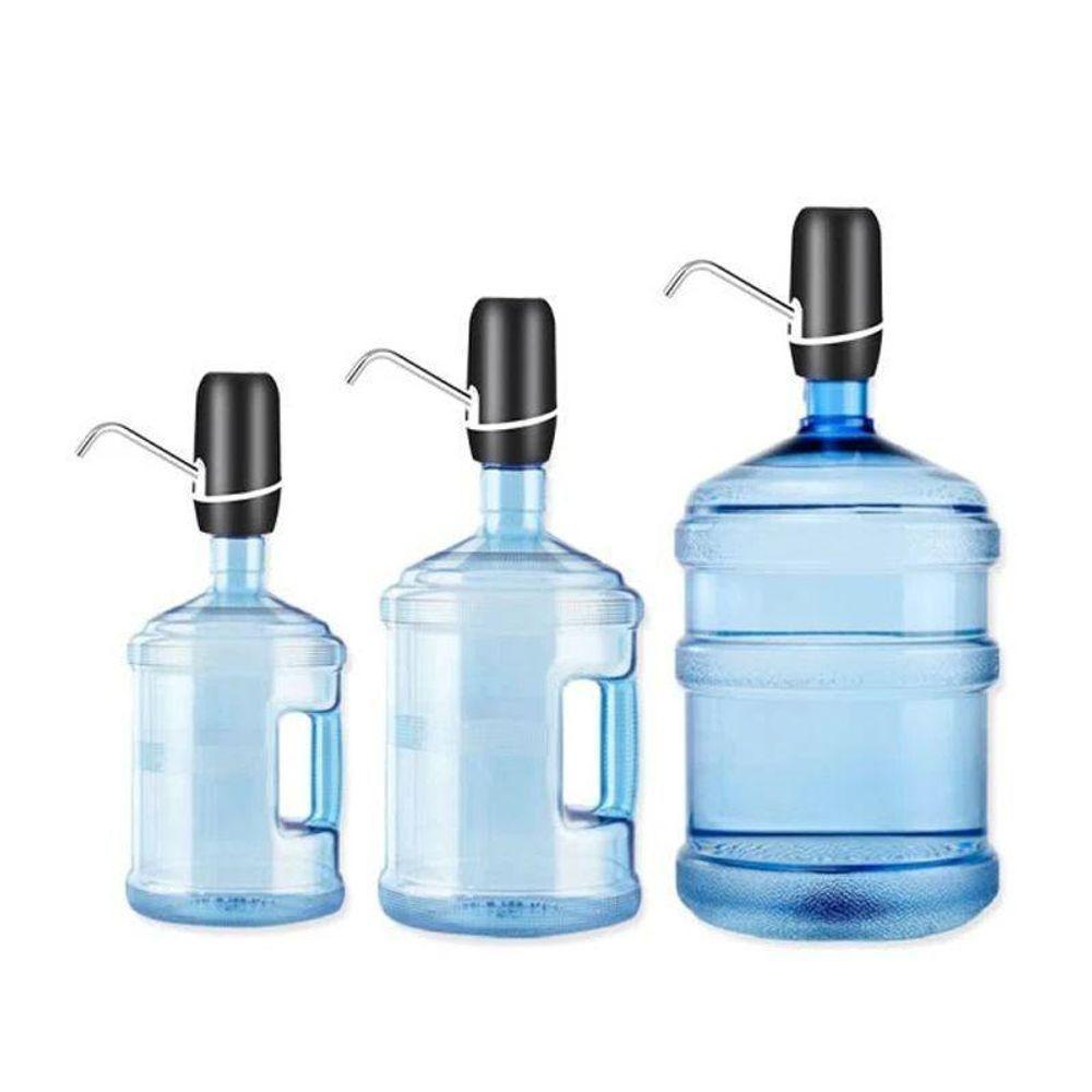 Bomba Elétrico D'água Recarregável Usb Galão Botão único - 4