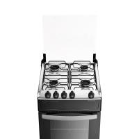 Fogão 4 Bocas Preto Com Mesa Inox Atlas Atenas Bivolt - 2