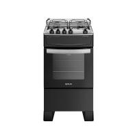 Fogão 4 Bocas Preto Com Mesa Inox Atlas Atenas Bivolt - 5