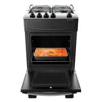 Fogão 4 Bocas Preto Com Mesa Inox Atlas Atenas Bivolt - 7