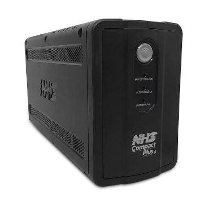Nobreak 1.0 Kva Bi Compact Plus 4 Senoidal 91.a0.a01000 Nhs Preto Bivolt