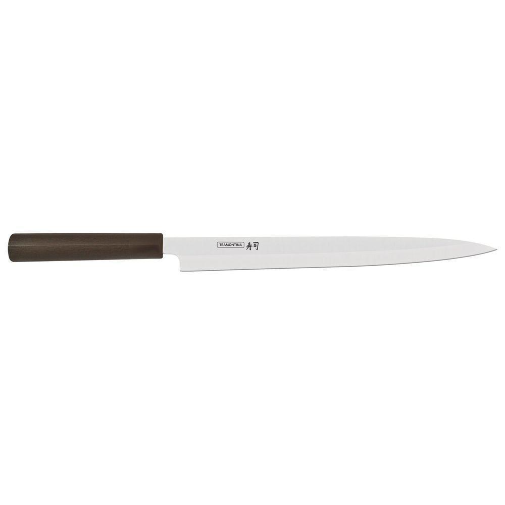 Faca Yanagiba Tramontina Sushi Com Lâmina Em Aço Inox E Cabo De Nylon 13" Tramontina - 1
