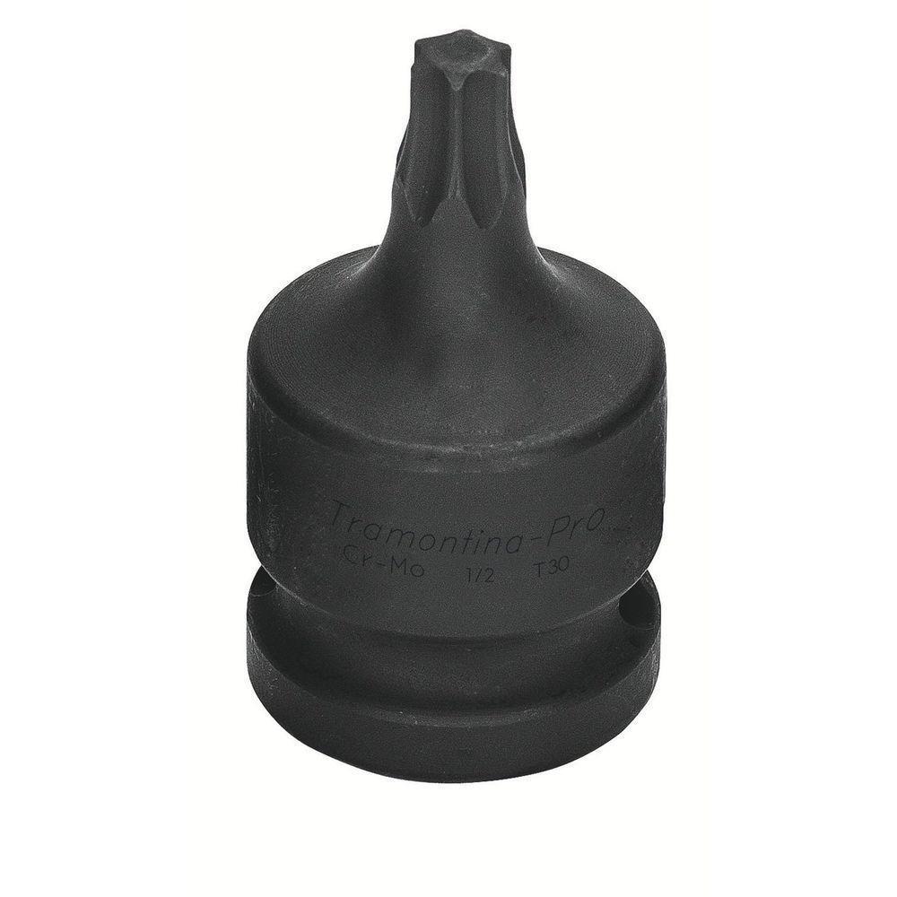 Soquete De Impacto Ponta Trafix Em Aço Cromo Molibdênio T40 - Encaixe 1/2'' Pro - 1