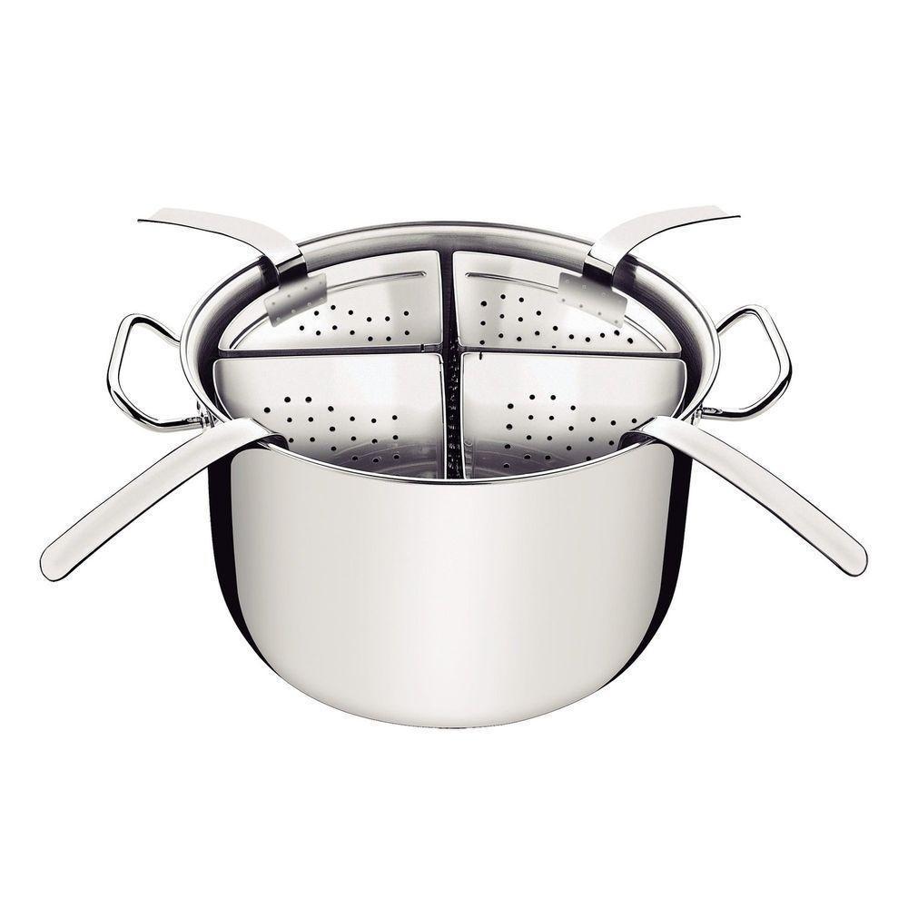 Cozi-pasta Tramontina Professional Em Aço Inox Com 4 Divisórias 30 Cm 13,5 L Tramontina - 1