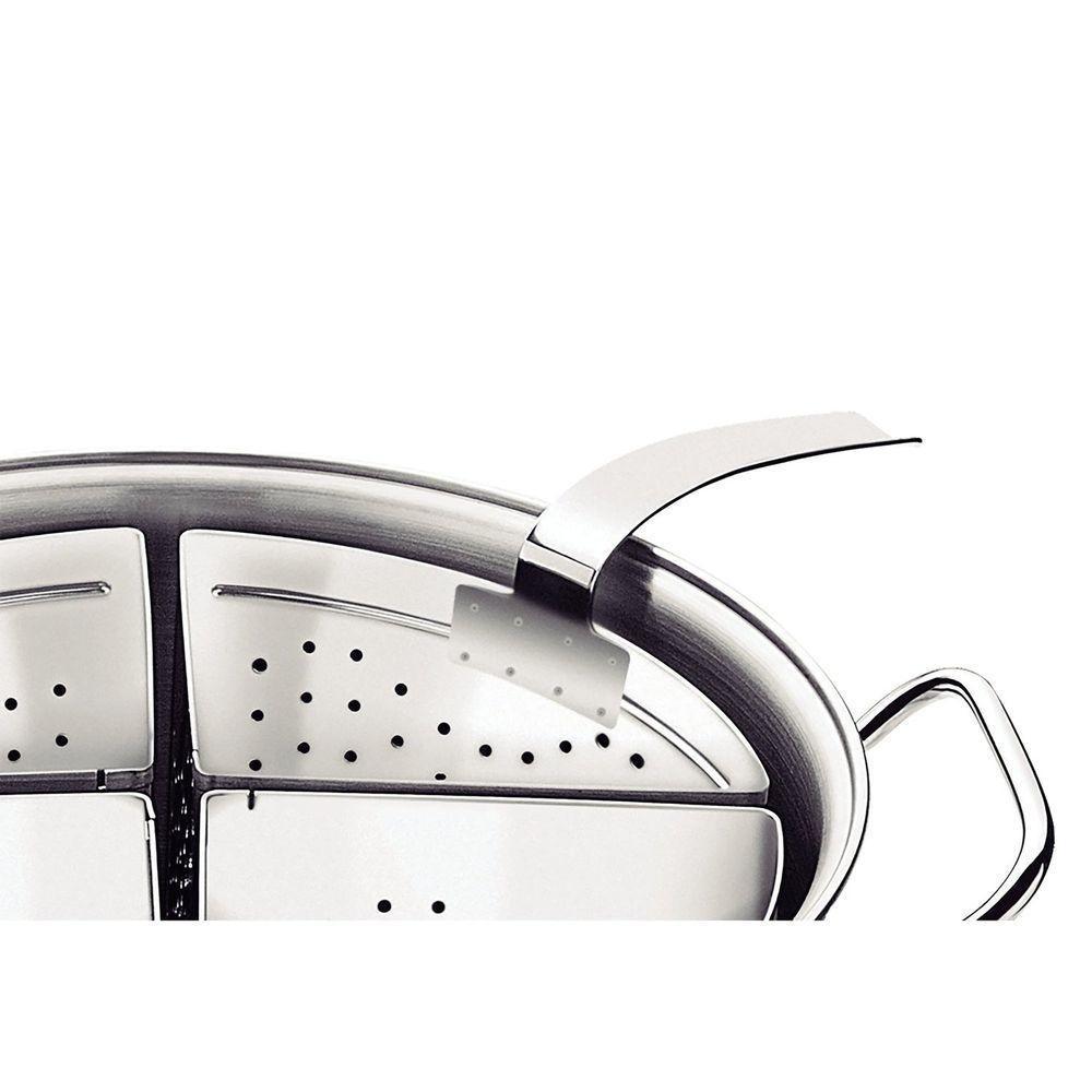 Cozi-pasta Tramontina Professional Em Aço Inox Com 4 Divisórias 30 Cm 13,5 L Tramontina - 4