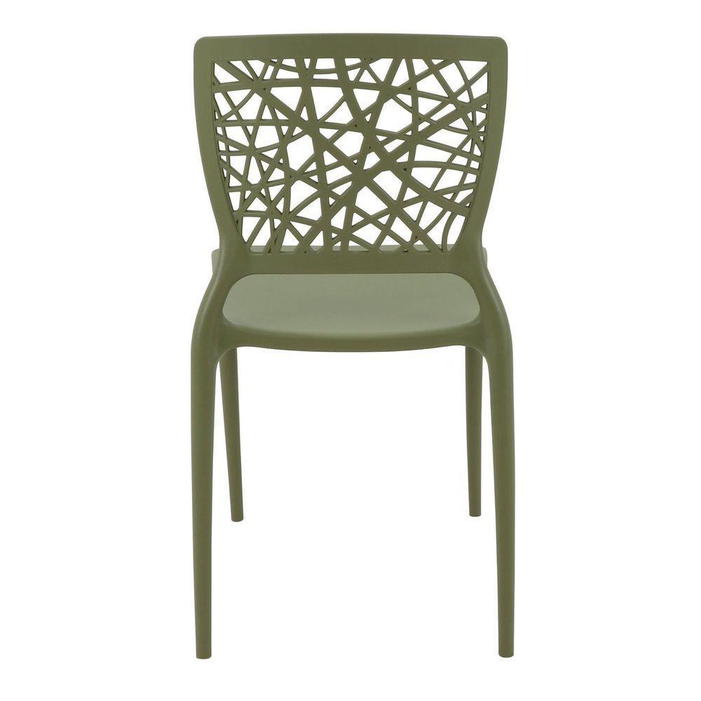 Cadeira Tramontina Joana Em Polipropileno E Fibra De Vidro Verde Oliva Tramontina - 7