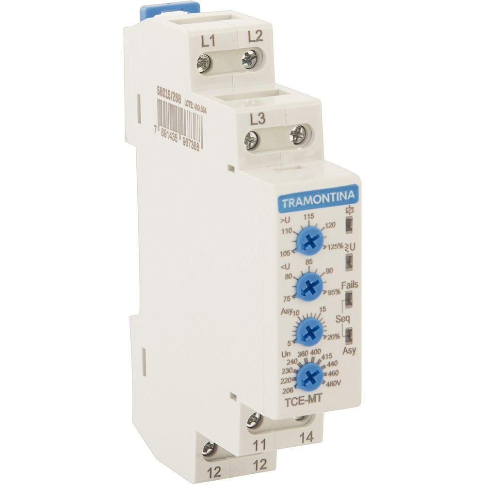 Relé De Monitoramento Falta E Sequência De Fase 165-528 V Ac 8 A Ac-1 Ou 2 A Ac-15 - 1