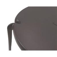 Mesa Tramontina Clarice Em Polipropileno E Fibra De Vidro Marrom Tramontina - 2