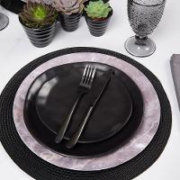 Jogo Americano Copa E Cia 6 Peças Luna Preto - 2