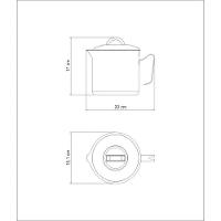 Fervedor Tramontina Solar Em Aço Inox Fundo Triplo Com Tampa 14 Cm 2 L Tramontina - 6