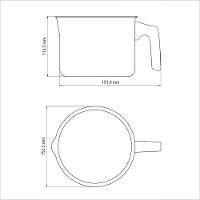 Fervedor Tramontina Turim Em Alumínio Antiaderente Starflon Max Chumbo 14cm 1,7l Tramontina - 3