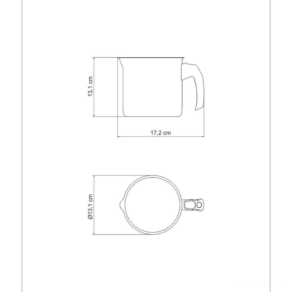 Fervedor Tramontina Allegra Em Aço Inox E Cabo De Baquelite 12 Cm 1,4 L Tramontina - 3