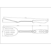 Espátula Tramontina Utilitá Em Aço Inox Com Cabo De Polipropileno Branco Tramontina - 2