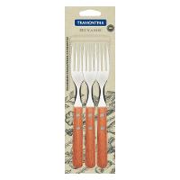 Conjunto De Garfos De Mesa Dynamic Com Lâminas Em Aço Inox E Cabos De Madeira Natural 3 P - 2