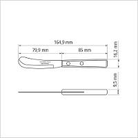 Espátula Para Manteiga 3" Polywood Vermelho Tramontina Tramontina - 2