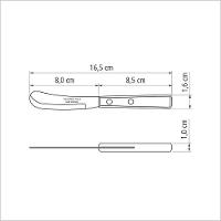 Espátula Para Manteiga 3" Polywood Vermelho Tramontina Tramontina - 3