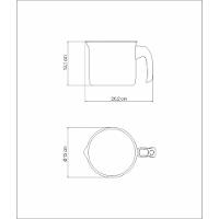 Fervedor Tramontina Allegra Em Aço Inox Com Fundo Triplo E Cabo De Baquelite 14 Cm 2 L Tramontina - 7