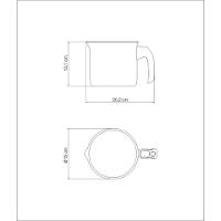 Fervedor Tramontina Allegra Em Aço Inox Com Fundo Triplo E Cabo De Baquelite 14 Cm 2 L Tramontina - 10