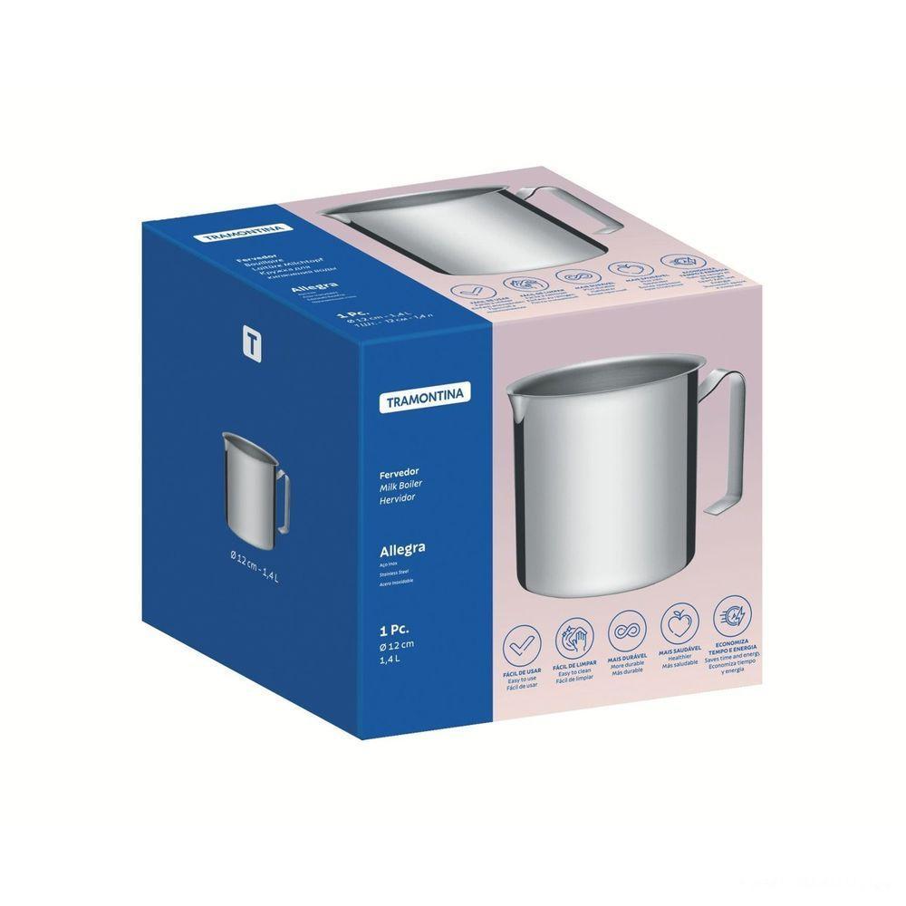 Fervedor Tramontina Allegra Em Aço Inox 12 Cm 1,4 L Tramontina - 4