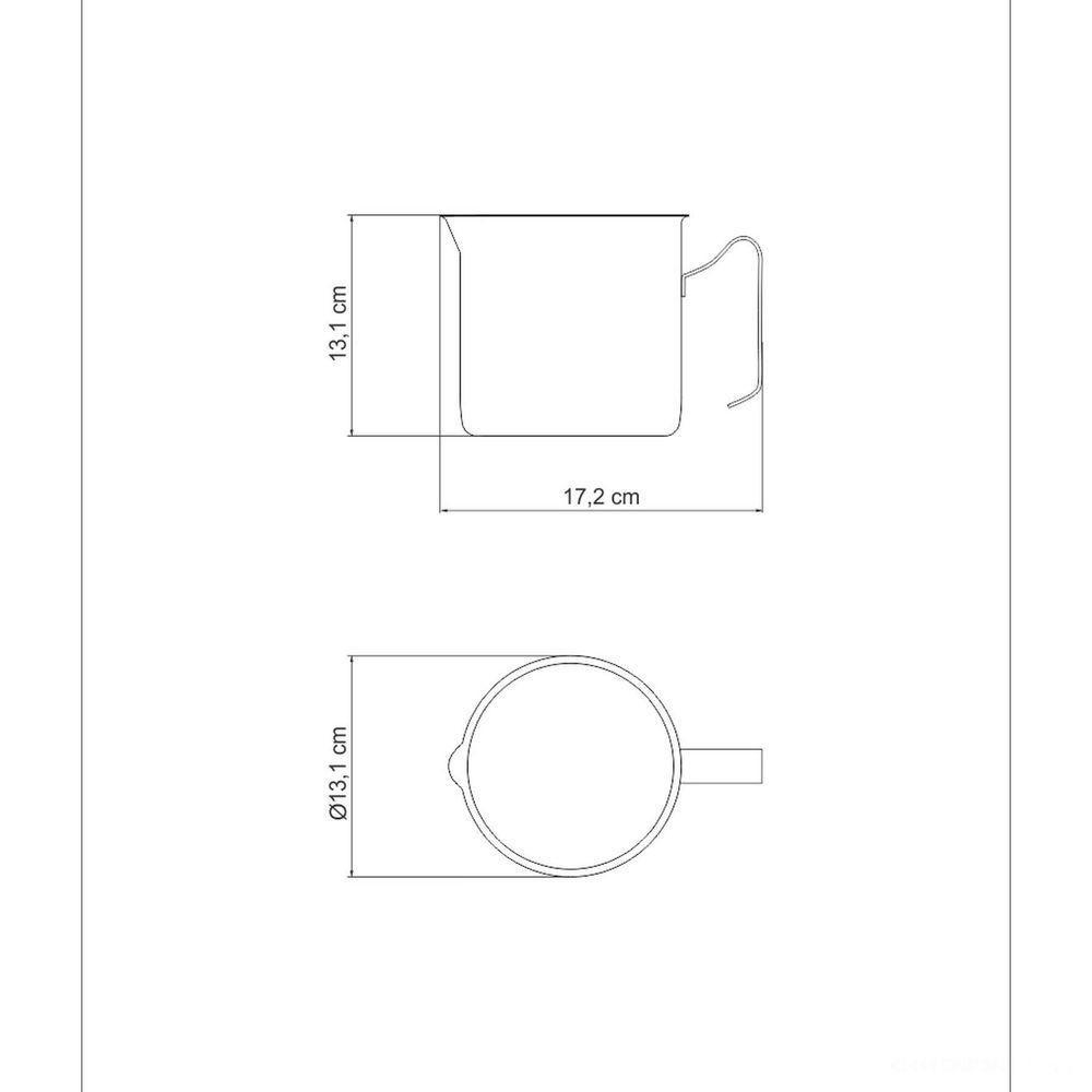 Fervedor Tramontina Allegra Em Aço Inox 12 Cm 1,4 L Tramontina - 6
