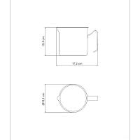 Fervedor Tramontina Allegra Em Aço Inox 12 Cm 1,4 L Tramontina - 6