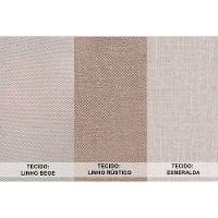 Kit Mesa Londrina C- Tampo Vidro 180cm + 6 Cadeiras Londrina Imbuia Linho Bege - 2