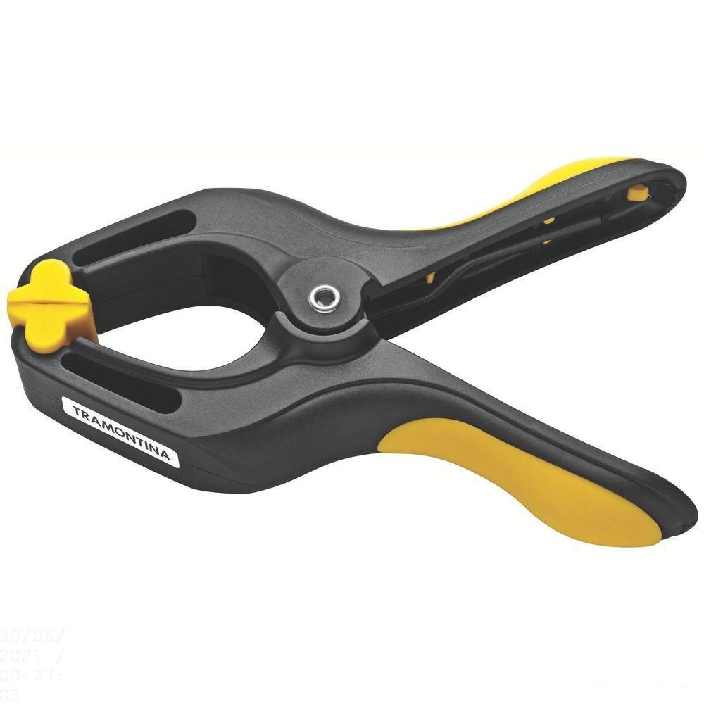 Grampo Plástico 2" Tramontina Com Corpo De Nylon E Mandíbulas Em Borracha Tramontina - 2