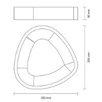 Gamela Organica Churrasco Em Madeira Teca Fsc Com Acabamento Em óleo Mineral 25x25 Cm - 2