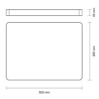 Tábua Cubus Com Empunhadura Churrasco Em Madeira Teca Fsc Com Acabamento Em óleo Mineral - 2