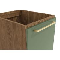 Balcão de Cozinha Modulado Botanic M621 c/ 1 Porta s/Tampo 40cm Nogueira/Fendi - Kappesberg