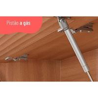 Cozinha Modulada Completa Thela Macadâmia 5 Peças (2Aéreos+2Balcões+1Paneleiro) CZC24 Freijo/Branco - Telasul - 7