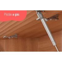 Cozinha Modulada Telasul Thela Macadâmia Thela Macadâmia 6 Peças (2Aéreos+2Balcões+2Paneleiros) CZC27 Freijo/Branco-Telasul - 5