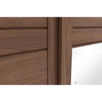 Guarda Roupas 2 Portas de Correr e 3 Gavetas c/ Espelho e Pés Verg Branco - Henn - 7