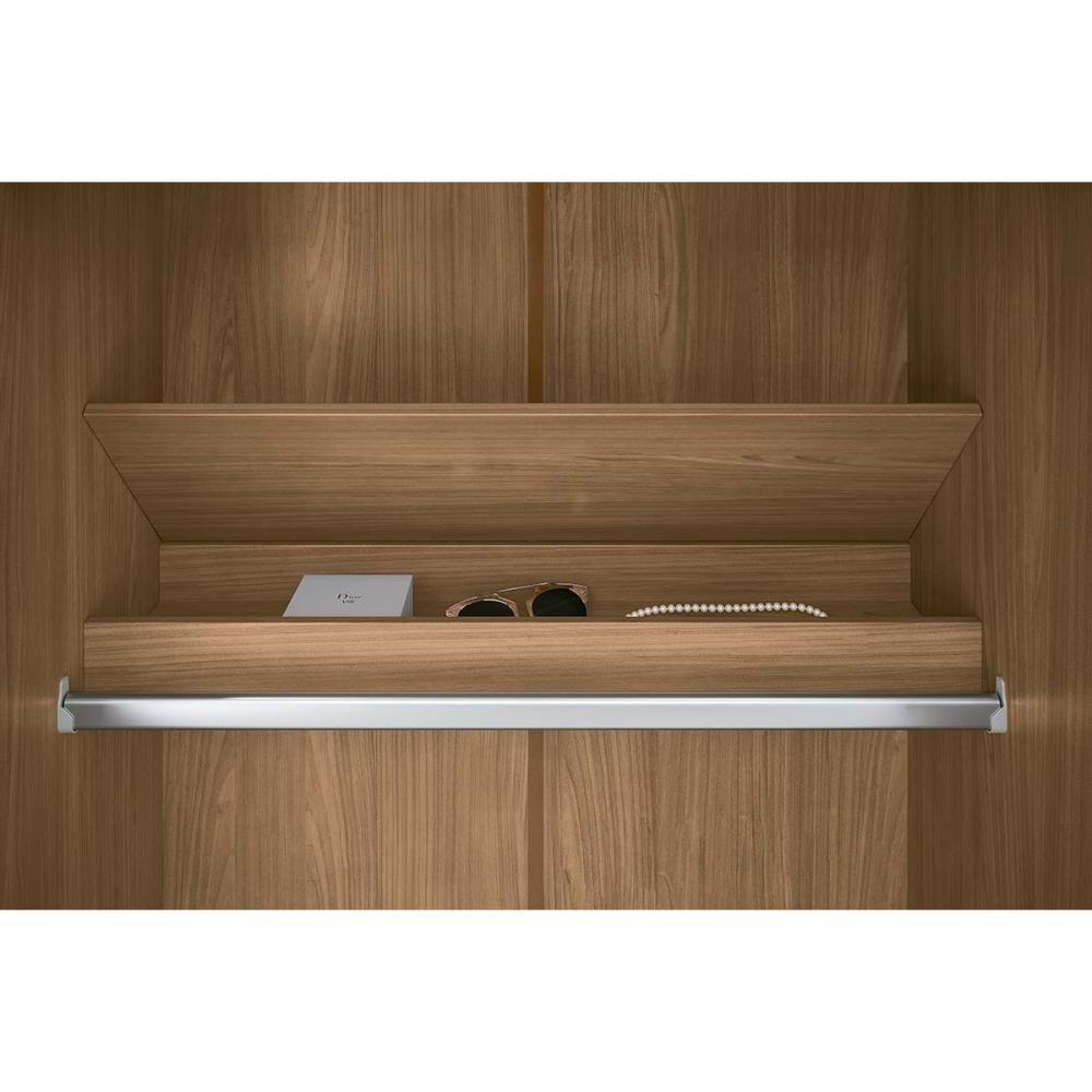 Guarda Roupa 6 Portas e 4 Gavetas c/ Espelho Buriti jatoba/Areia - Santos Andirá - 2