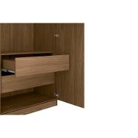 Guarda Roupa 6 Portas e 4 Gavetas c/ Espelho Buriti jatoba/Areia - Santos Andirá - 8