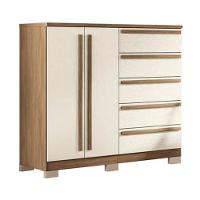 Cômoda Casal Málaga Gold 2 Portas e 5 Gavetas c/ Pés Jatoba - Santos Andirá - 3