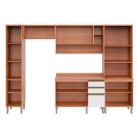 Kit de Cozinha Completa 5 Peças Thela Macadâmia (2Aéreos+1Balcão+2Paneleiros) CZC20 Freijo/Branco - Telasul - 7