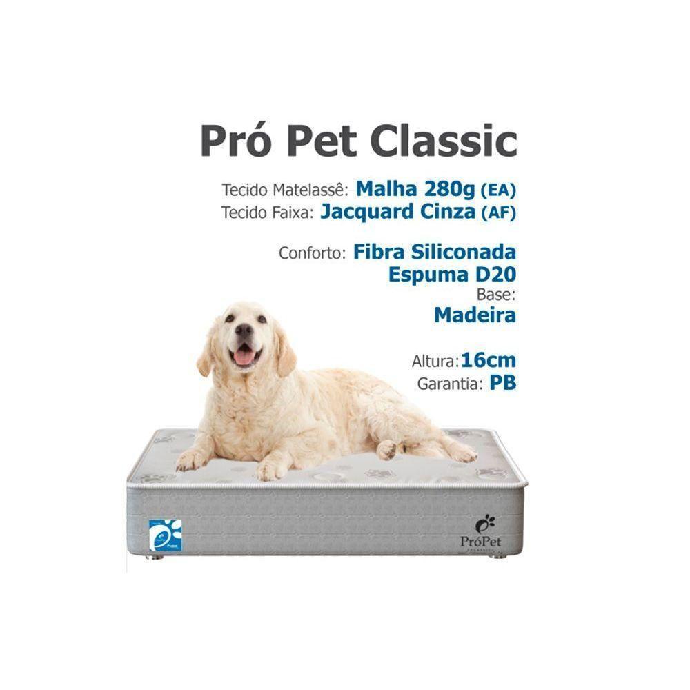 Cama Box Pet Cachorro - Gato Médio Própet Classic Branco (75x55x16) - Probel - 3