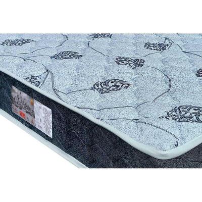 Cama Box Baú Solteiro: Colchão Espuma D45 Orthoflex  / EP Cecina + Base CRC Suede Gray(88x188)