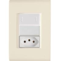 Interruptor E Tomada 20a Liz Bege Tramontina Completo Pronto Tramontina - 2