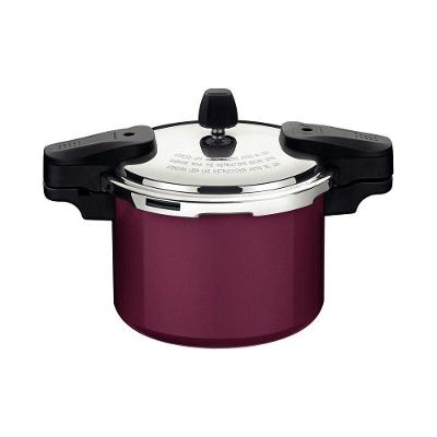 Panela De Pressão Tramontina Torino Cerâmico Vermelho Framboesa 20 Cm 4,5 L Tramontina
