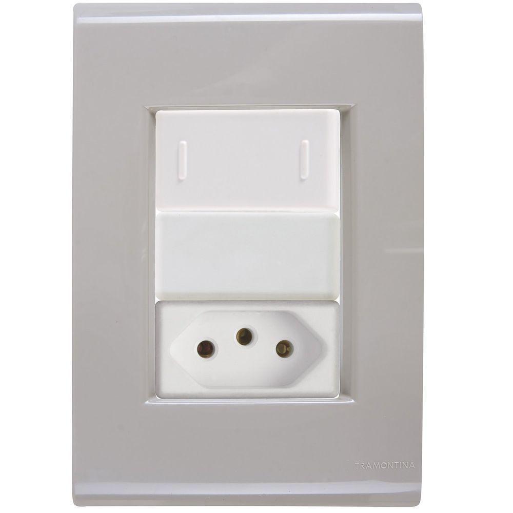 Interruptor E Tomada 20a Liz Fendi Tramontina Completo Pronto Tramontina - 1