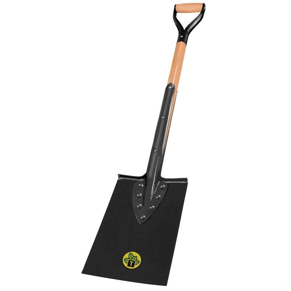 Pá Metálica 7 Cravos Tramontina Com Cabo De Madeira 74 Cm E Empunhadura Metálica Tramontina - 1